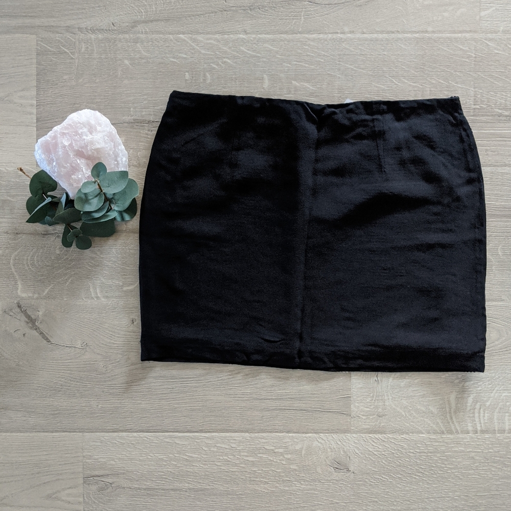 T Los Angeles Silk and Sequin Mini Skirt - Picture 5 of 7